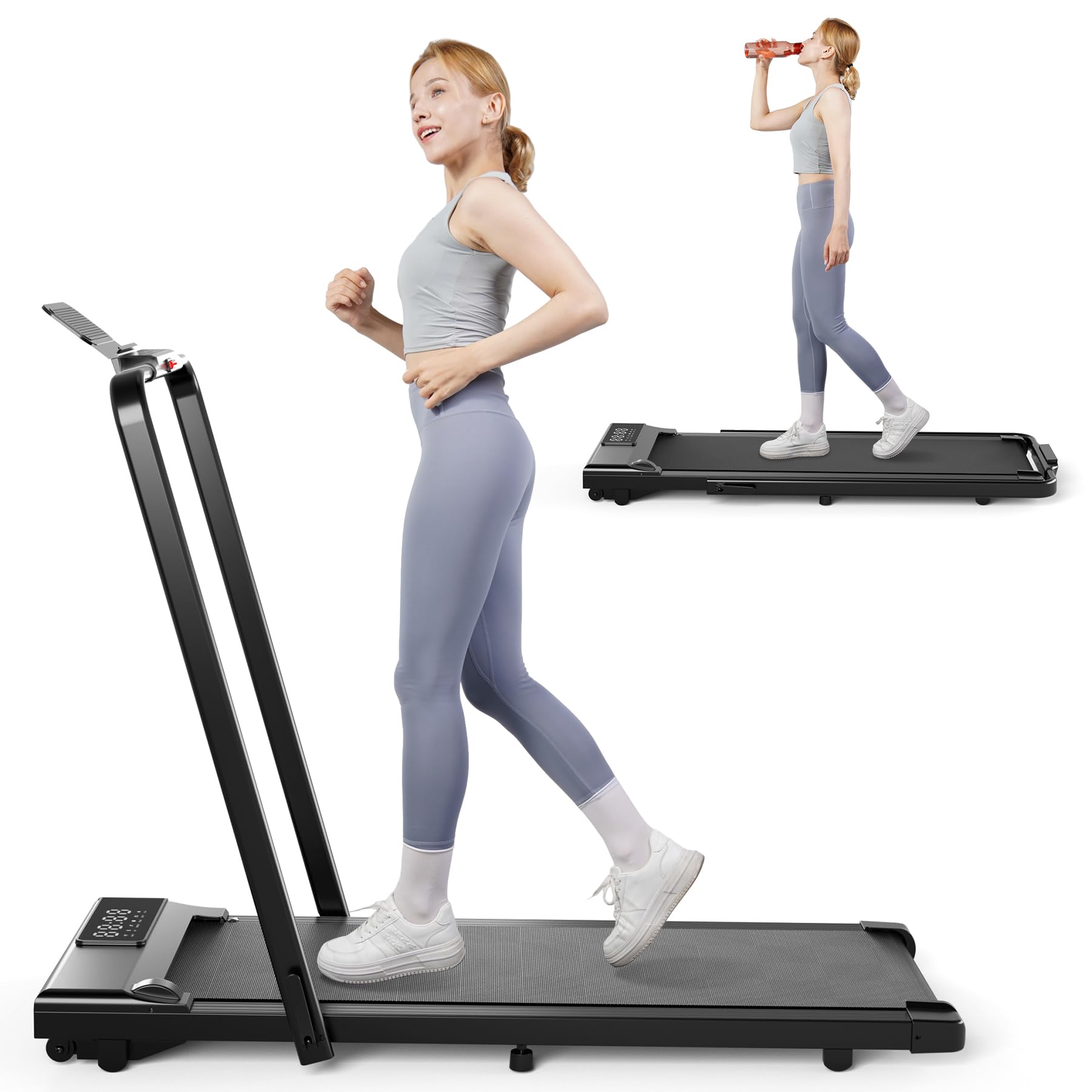 Home Office Walking Pad Treadmill with Incline  
Portable Walking Pad Treadmill for Small Space Under Desk  
Quiet Walking Pad Treadmill with Remote Control and Handle Bar